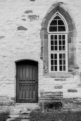 Entrance to an old chappel in Germany