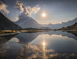 Landscape, Nature and Travel photography in Zermatt, Switzerland. Matterhorn, Lakes, Reflection, Sunset, Sunrise