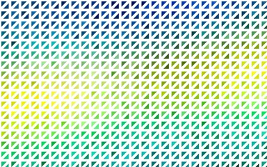 Light Blue, Yellow vector template with crystals, triangles.