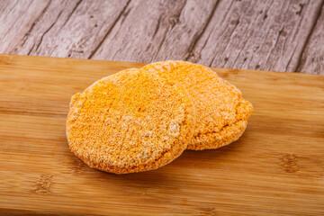 Raw chicken cutlet for roast