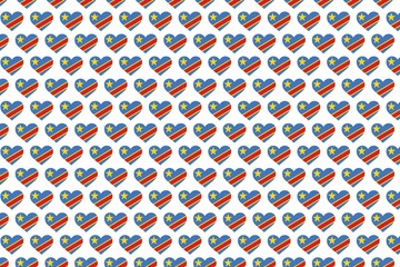 Pattern Love flag design backround 