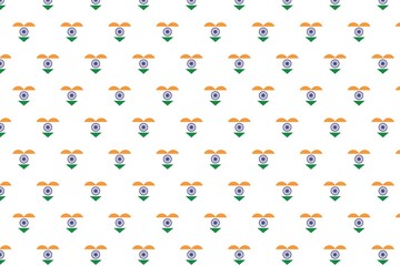 Pattern Love flag design backround 