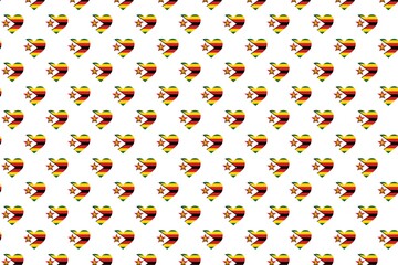Pattern Love flag design backround 
