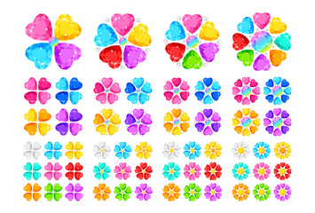 宝石／花／ハート