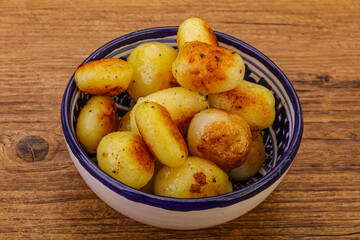 Roasted baby potato in the bowl