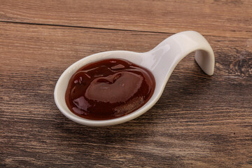 Traditional Barbicue sauce in the bowl