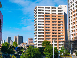 【ラゾーナ川崎より】神奈川県・川崎市の街並みと高層ビル