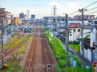 Fototapeta premium 【矢向駅】南北線、線路