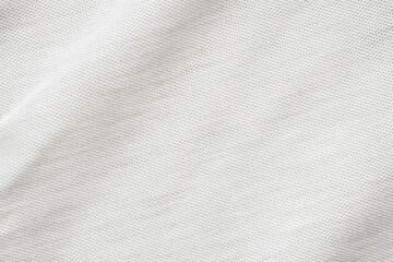 Plakat White cotton fabric cloth texture pattern background