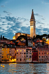 Fototapeta premium Rovinj am Abend