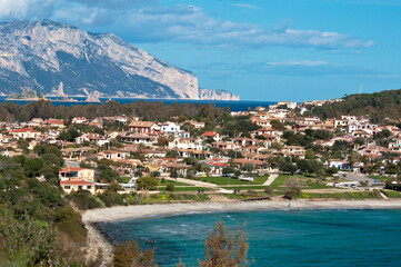 Naklejka premium Porto Frailis beach, Arbatax, Tortolì, Ogliastra Province, Sardinia,Italy, Europe,
