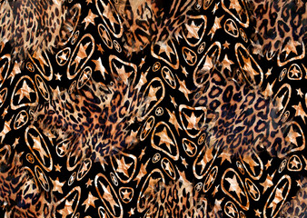 abstract animal fur print	