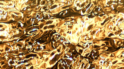 Luxury liquid gold abstract background