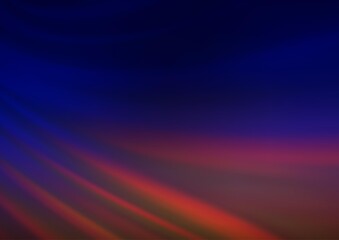 Dark Blue, Red vector blurred background.