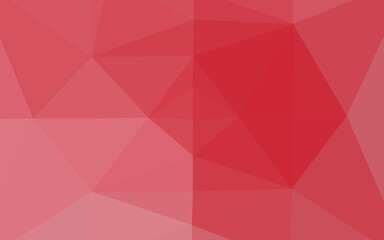 Obraz premium Light Red vector blurry triangle template.