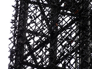 装飾用のイルミネーションのシルエット