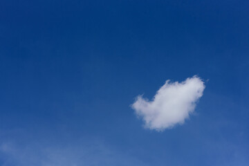 Clouds on Blue sky with copy space