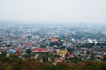 Top view of Nakhon Sawan,Thailand