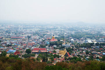 Top view of Nakhon Sawan,Thailand