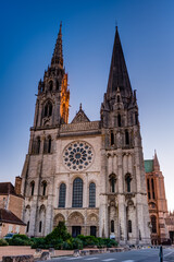 Fototapeta na wymiar Cathedral of Our Lady of Chartres 