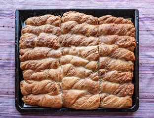 Buns made with poppy seeds