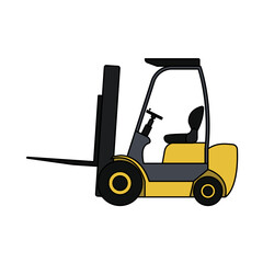 Warehouse Forklift Icon