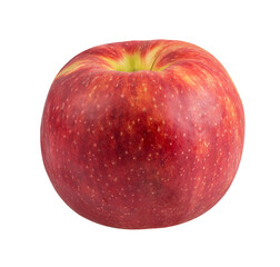Red apple isolated on white background with clipping path