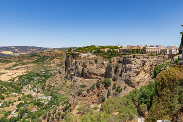Fototapeta na wymiar the charming town of Ronda in Spain