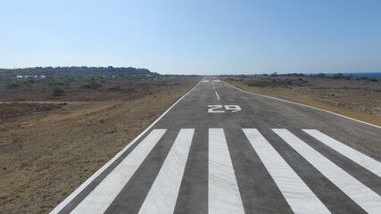 This is an airstrip on the island of Kisar close to the ocean