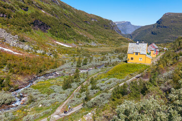 Trail from Myrdal to Flam