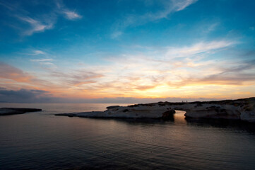 Sunset at S'Archittu beach, Cuglieri,  Sardinia
