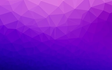 Obraz premium Light Purple vector triangle mosaic template.