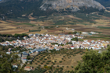 Fototapeta na wymiar Alfarnate municipio de la Axarquía de Málaga, Andalucía 