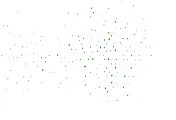 Light Green vector texture with playing cards.