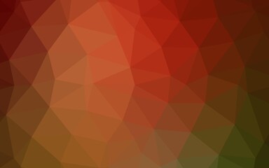 Fototapeta premium Dark Multicolor, Rainbow vector polygonal background.