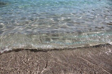 waves on the beach