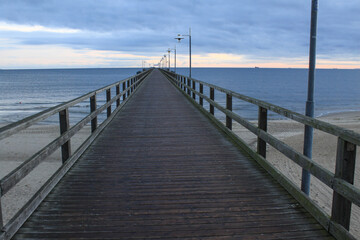 Weiter Horizont an der Ostsee (Seebrücke Bansin)