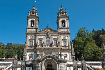 Fototapeta premium Bom Jesus do Monte Sanctuary, Braga, Minho, Portugal