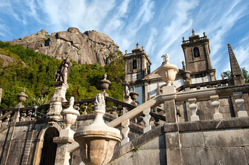 Fototapeta premium Nossa Senhora da Peneda Sanctuary, Peneda Geres National Park, Minho province, Portugal