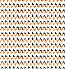 Houndstooth seamless pattern. Vintage textile texture. Classic fashion. crowbars images pattern.