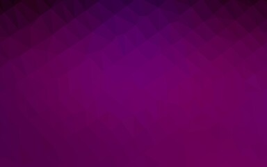 Obraz premium Dark Purple vector abstract polygonal layout.