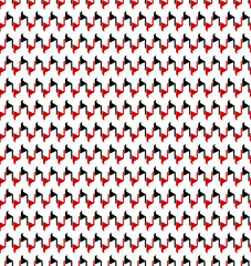 Houndstooth seamless pattern. Vintage textile texture. Classic fashion. crowbars images pattern.