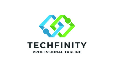 Techfinity Vector Logo Template