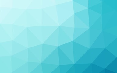 Obraz premium Light BLUE vector abstract mosaic backdrop.