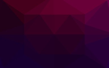 Dark Purple vector low poly layout.