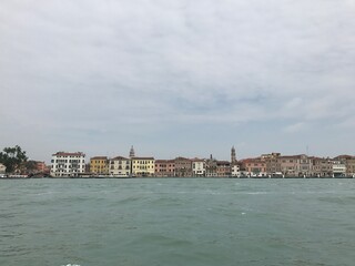 Venice canal view city