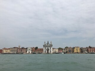 Venice canal view city