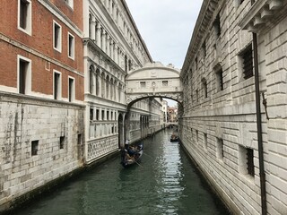 Venice canal view city