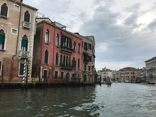 Venice canal view city