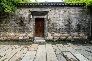 Ancient town buildings and streets in Nanjing, China